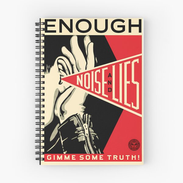 Item preview,  Shepard Fairey Quot Noise And Lies Quot  designed and sold by DequetiaChalk0.
