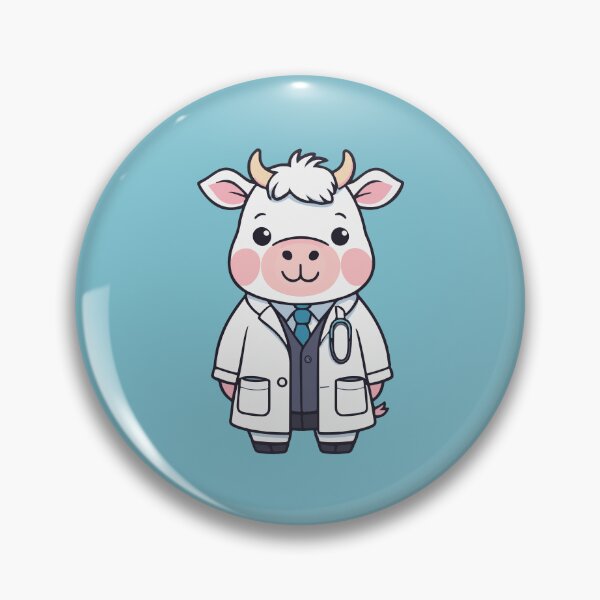 Item preview, Dr. Cow cute funny doctor cow designed and sold by Atlantico54.