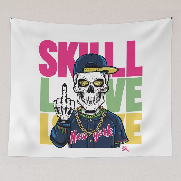 Item preview, Skull Love - Skull Totenkopf New York - The Skull Club, Skull, Totenkopf, Freak designed and sold by HIGUMAX.