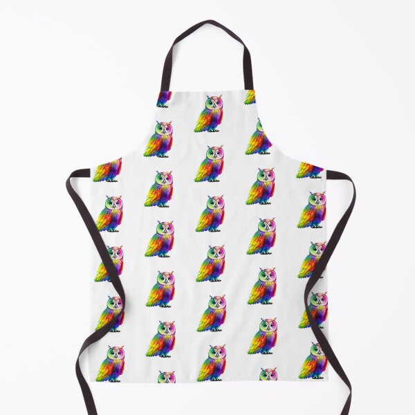 Item preview, Cute rainbow owl bird designed and sold by Animalpetslover.