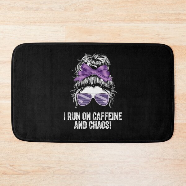 Item preview, CAFFEINE AND CHAOS hairbun energy mayhem coffee designed and sold by w1ckerman.