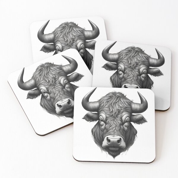 Item preview, Bull's head designed and sold by StyleSketch.