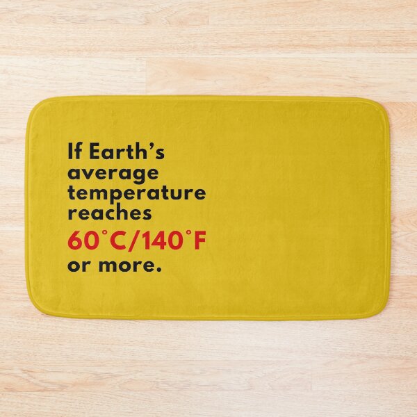 Item preview, Earth’s average temperature designed and sold by S9View.