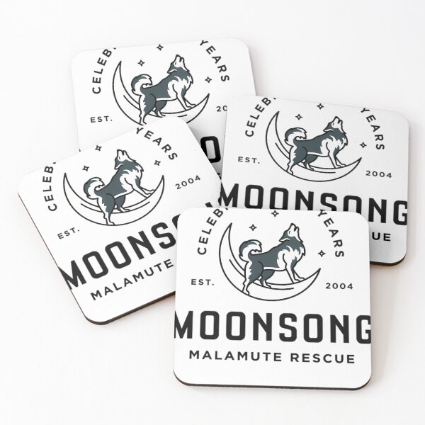 Item preview, Moonsong Malamute Rescue 20Th Anniversary Stacked Logo designed and sold by HassanAbdulma9.