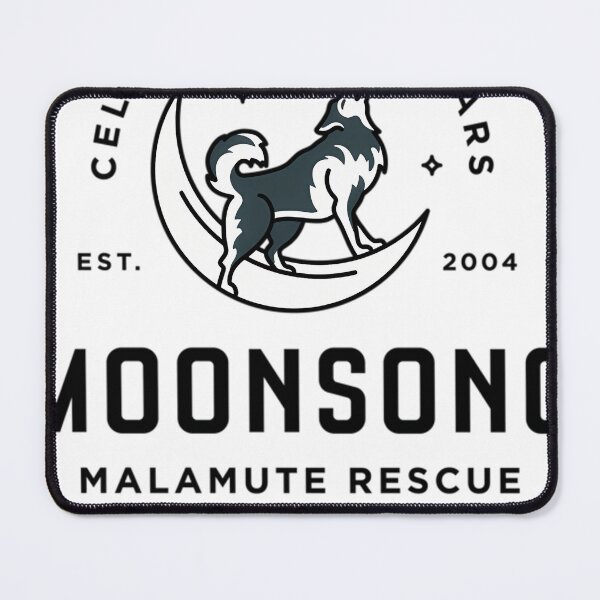 Item preview, Moonsong Malamute Rescue 20Th Anniversary Stacked Logo designed and sold by HassanAbdulma9.