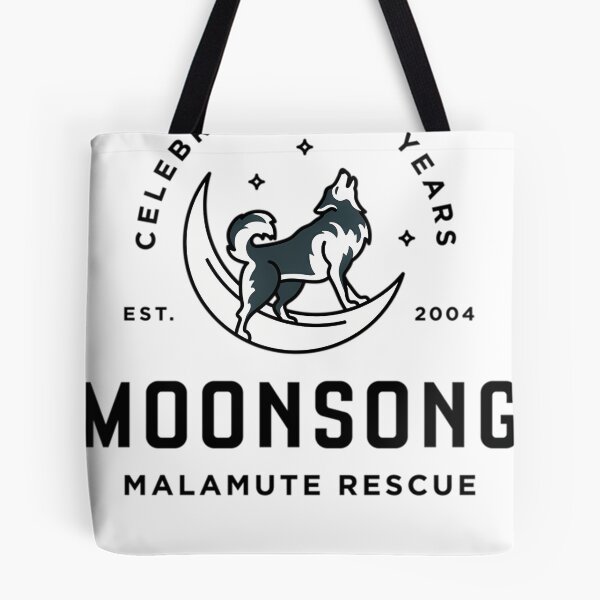 Item preview, Moonsong Malamute Rescue 20Th Anniversary Stacked Logo designed and sold by HassanAbdulma9.