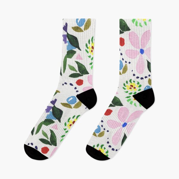 Item preview, Various Floral Leaves Petals Dots And Seeds Watercolor Pattern I  designed and sold by Irina Sztukowski.