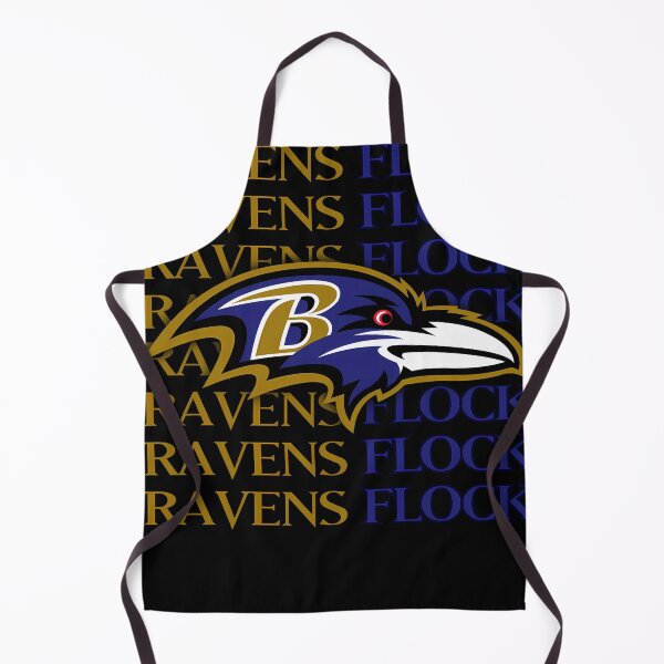 Item preview, Baltimore Ravens Head Ravens Flock designed and sold by BlancaBlasco5.