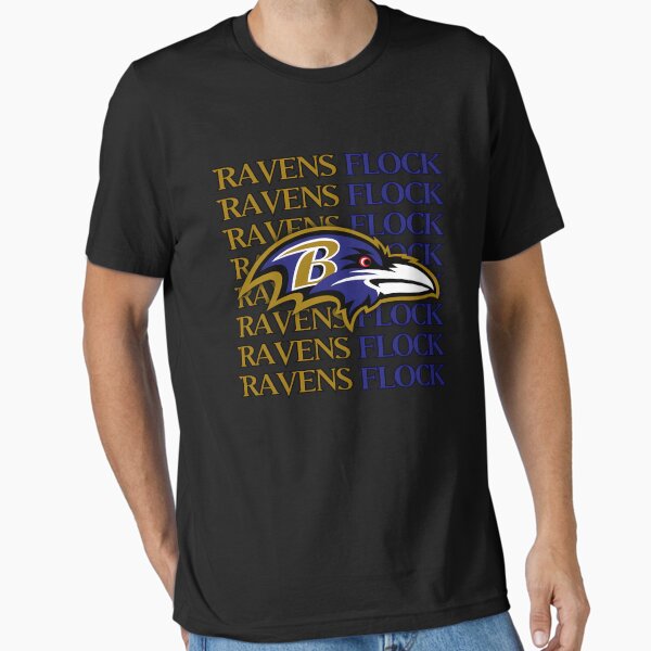 Item preview, Baltimore Ravens Head Ravens Flock designed and sold by BlancaBlasco5.