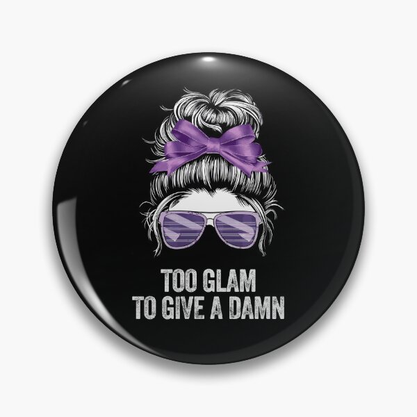 Item preview, TOO GLAM funny hairbun fabulous apathy chic posh designed and sold by w1ckerman.
