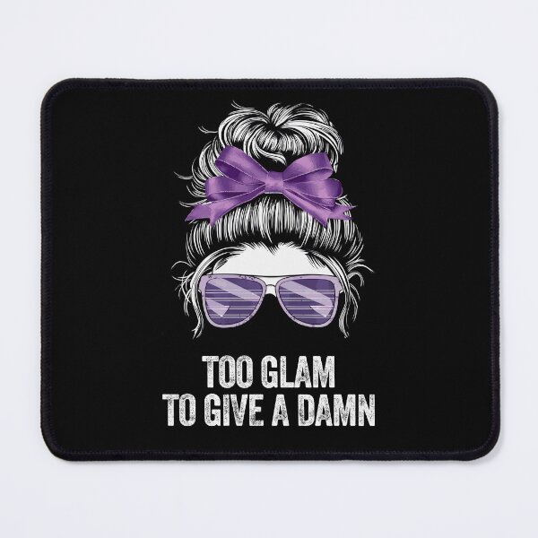 Item preview, TOO GLAM funny hairbun fabulous apathy chic posh designed and sold by w1ckerman.