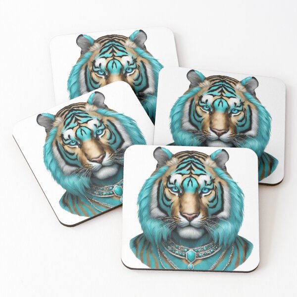 Item preview, Blue tiger designed and sold by StyleSketch.