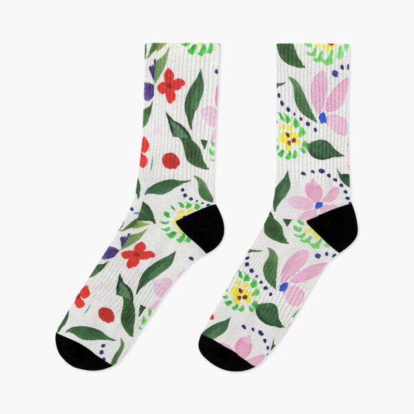 Item preview, Floral Minimalism Leaves Petals Dots And Seeds Watercolor Pattern I designed and sold by Irina Sztukowski.