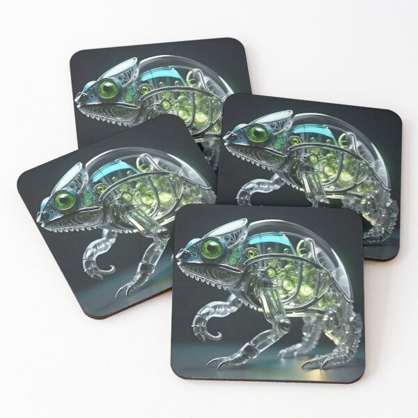 Item preview, Mechanical chameleon glass designed and sold by ManikRaja.