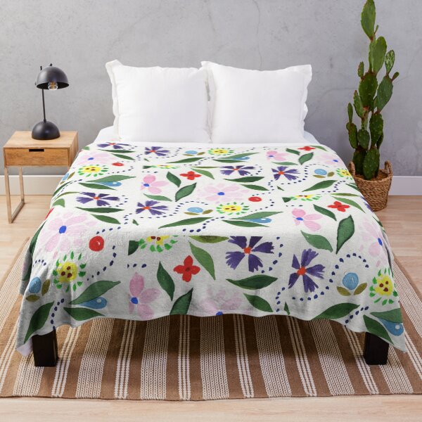 Item preview, Floral Minimalism Leaves Petals Dots And Seeds Watercolor Pattern IV designed and sold by Irina Sztukowski.