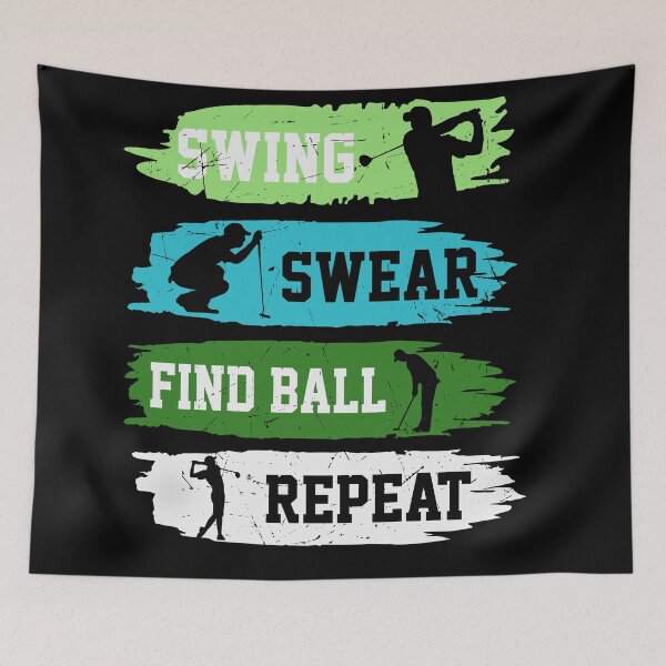Item preview, Swing Swear Repeat  designed and sold by Hairball-Pets.