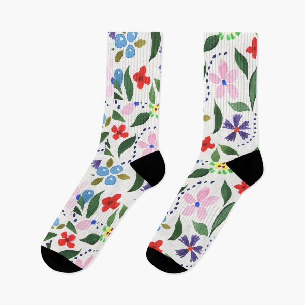 Item preview, Floral Minimalism Leaves Petals Dots And Seeds Watercolor Pattern V designed and sold by Irina Sztukowski.
