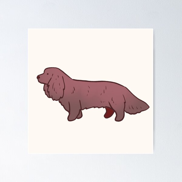 Item preview, Sussex Spaniel art designed and sold by Mayarart.