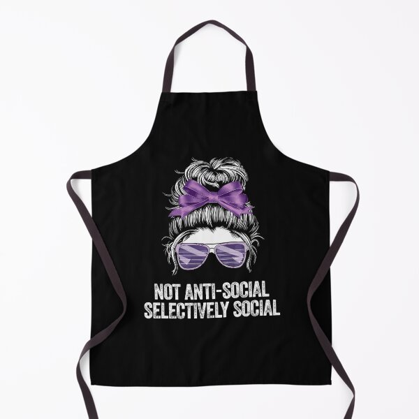 Item preview, ANTI-SOCIAL solitary quiet loner independent aloof designed and sold by w1ckerman.