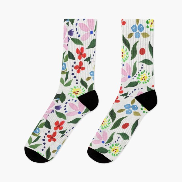 Item preview, Floral Minimalism Leaves Petals Dots And Seeds Watercolor Pattern VI designed and sold by Irina Sztukowski.