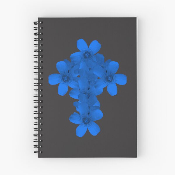 Item preview, Geometric Floral Crucifix Gothic Idea Really Blue designed and sold by somersbyman.