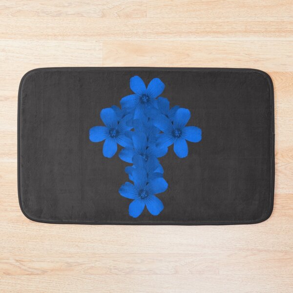 Item preview, Geometric Floral Crucifix Gothic Idea Really Blue designed and sold by somersbyman.