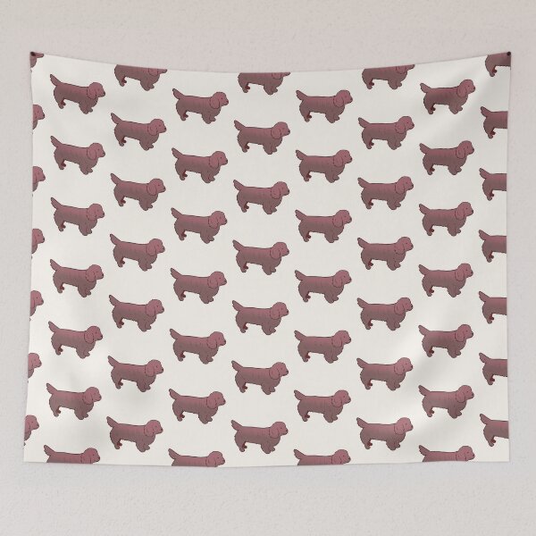 Item preview, Cute sussex Spaniel dog art designed and sold by Mayarart.