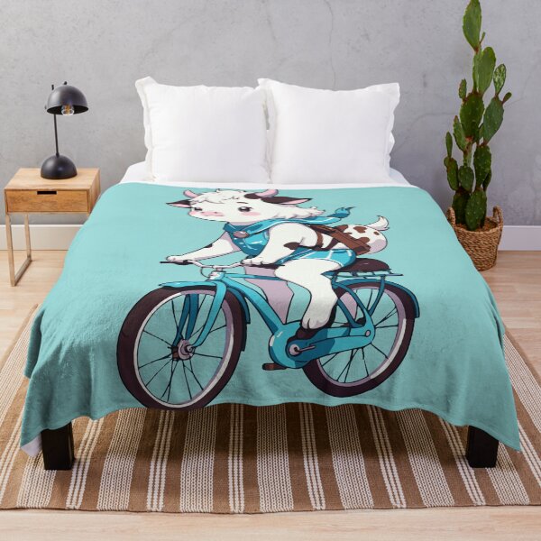 Item preview, Cute Cow Girl Cycling designed and sold by Atlantico54.