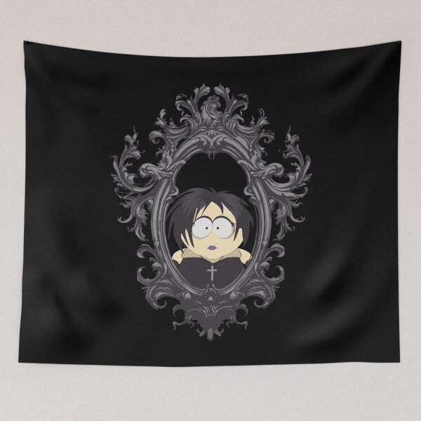 Item preview, Goth Kid Henrietta Biggle Black Skull Frame  designed and sold by DesertShowroom.