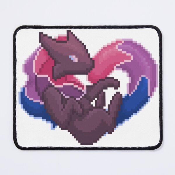 Item preview, Bisexual Pixel Heart Melog designed and sold by HauntedMelog.