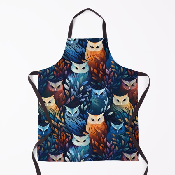 Item preview, Vibrant Abstract Owls designed and sold by Tabble-Dabble.