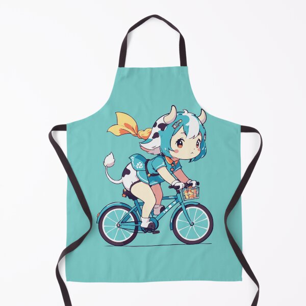 Item preview, Anime Cow Girl On Bicycle designed and sold by Atlantico54.