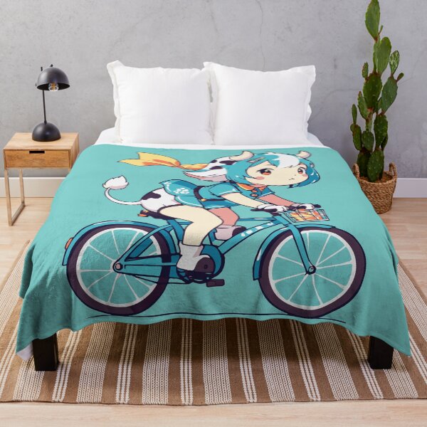 Item preview, Anime Cow Girl On Bicycle designed and sold by Atlantico54.