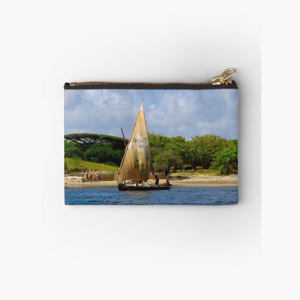 Item preview, Lamu Island - TAIFA - wooden fishing dhows off Lamu Island - colour designed and sold by exploramum.