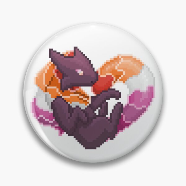 Aperçu de l'œuvre Melog de coeur de pixel lesbien créée et vendue par HauntedMelog.