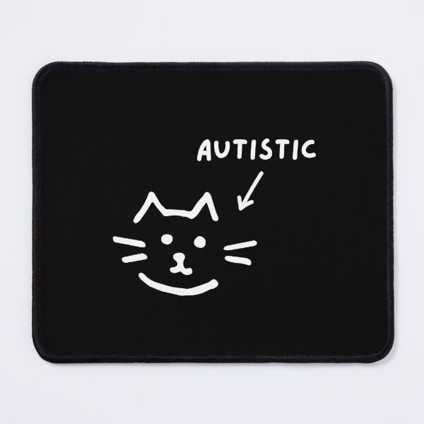 Item preview, Autistic Cat (Dark) designed and sold by mydoodlesateme.