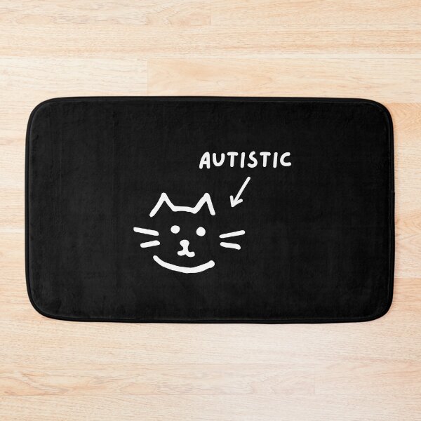 Item preview, Autistic Cat (Dark) designed and sold by mydoodlesateme.