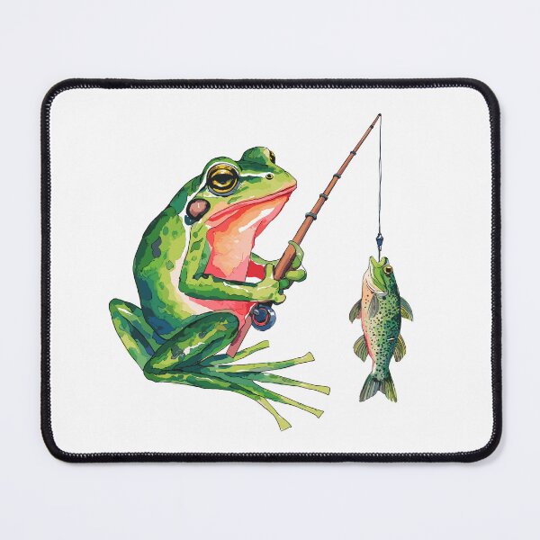 Item preview, Frog caught the fish designed and sold by MaateoDesign.