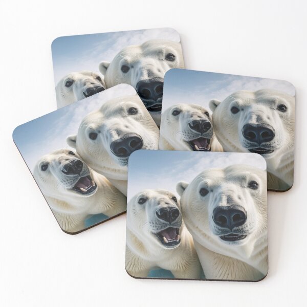 Item preview, Polar Bear Pals: Capturing Moments in a Selfie Snapshot designed and sold by RK - Shop.