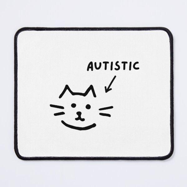Item preview, Autistic Cat (White) designed and sold by mydoodlesateme.