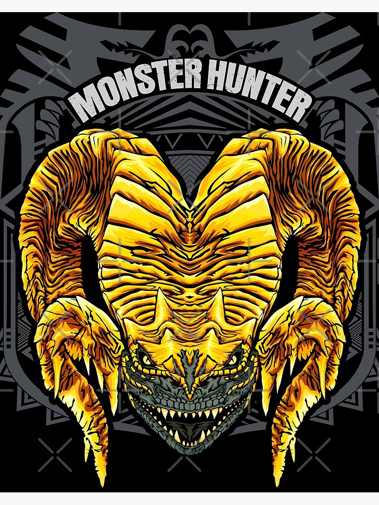 Diablos Monster Hunter Art Board Print for Sale by Dan Dee