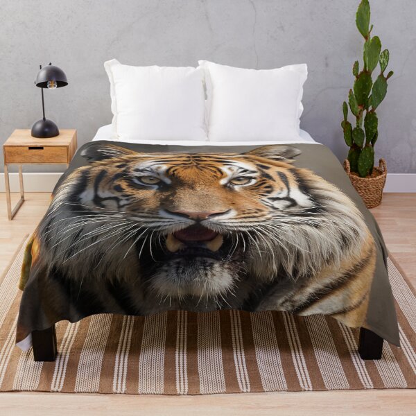 Item preview, Inferno Fury: The Furious Tiger Amidst Flames designed and sold by RK - Shop.