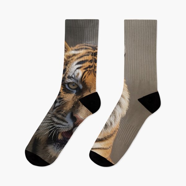 Item preview, Inferno Fury: The Furious Tiger Amidst Flames designed and sold by RK - Shop.