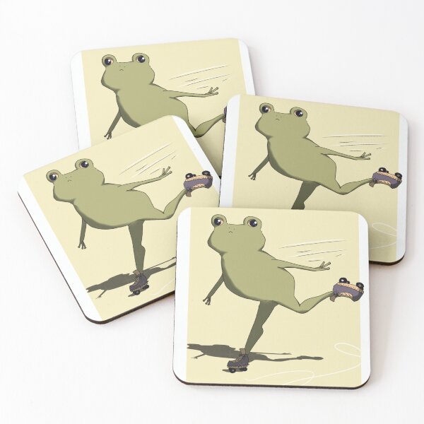 Item preview, Cute Roller Skate Frog  1 designed and sold by KiannSwaniawski.