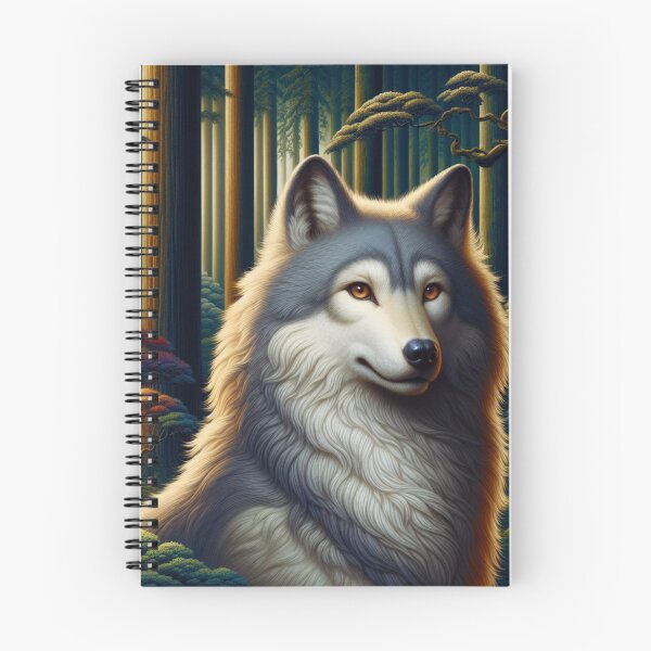 Item preview, Mystic Mononoke Wolf - An Ethereal Symphony designed and sold by NightshadeWolfs.