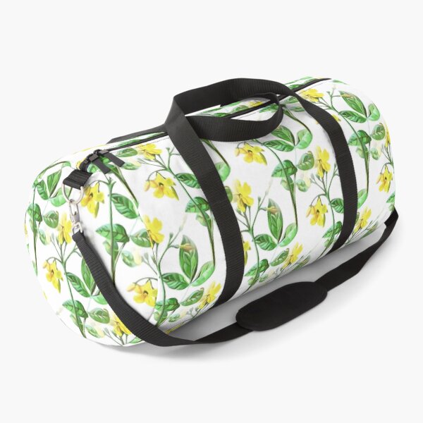 Item preview, Carolina Jasmine Botanical Art Repeat Pattern designed and sold by taiche.