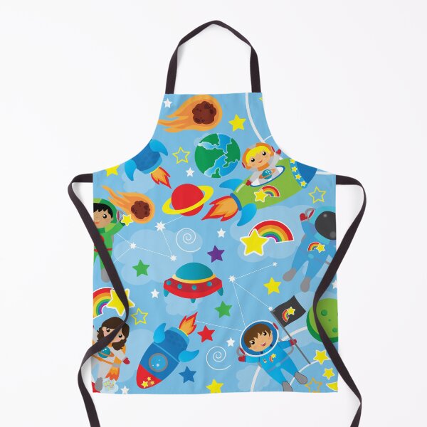 Item preview, Space adventure crew light blue pattern designed and sold by smalladventures.