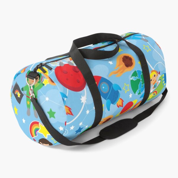 Item preview, Space adventure crew light blue pattern designed and sold by smalladventures.