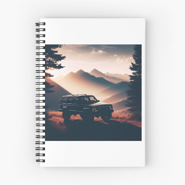 Item preview, Cherokee XJ 4x4 USA offroad Vintage old school vehicle  - sunset lookout designed and sold by Off-Road-Zone.