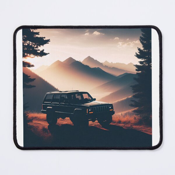 Item preview, Cherokee XJ 4x4 USA offroad Vintage old school vehicle  - sunset lookout designed and sold by Off-Road-Zone.